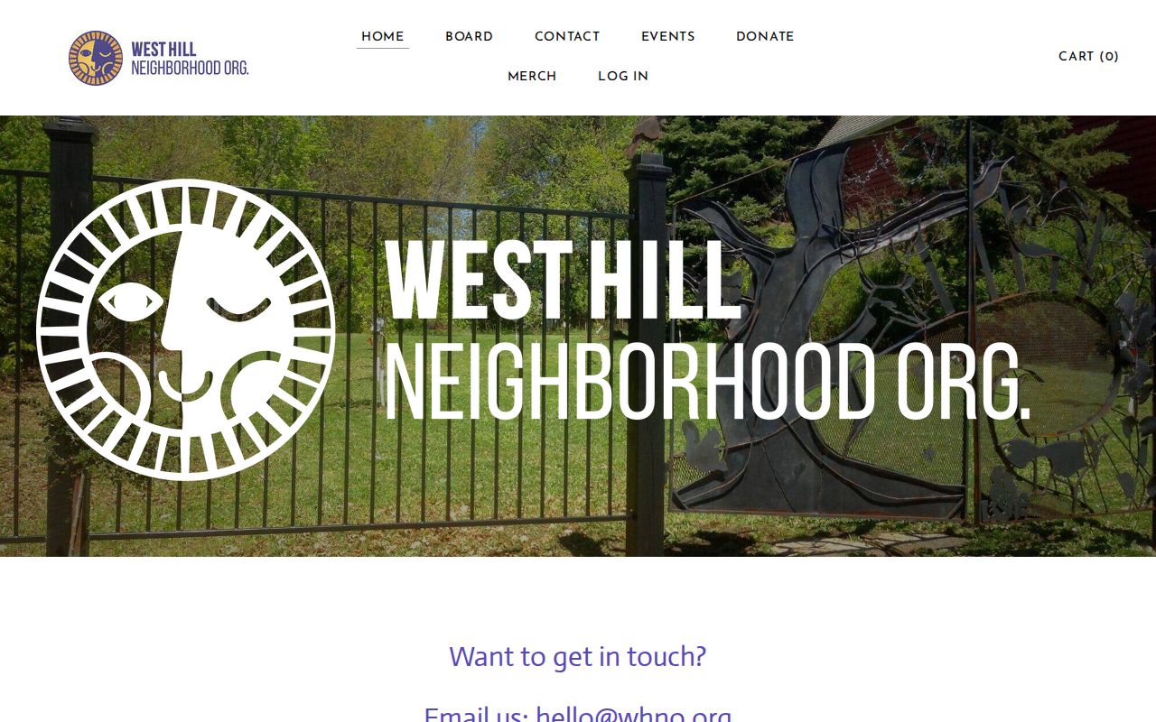 Summit County neighbors West Hill neighborhood organization contact page